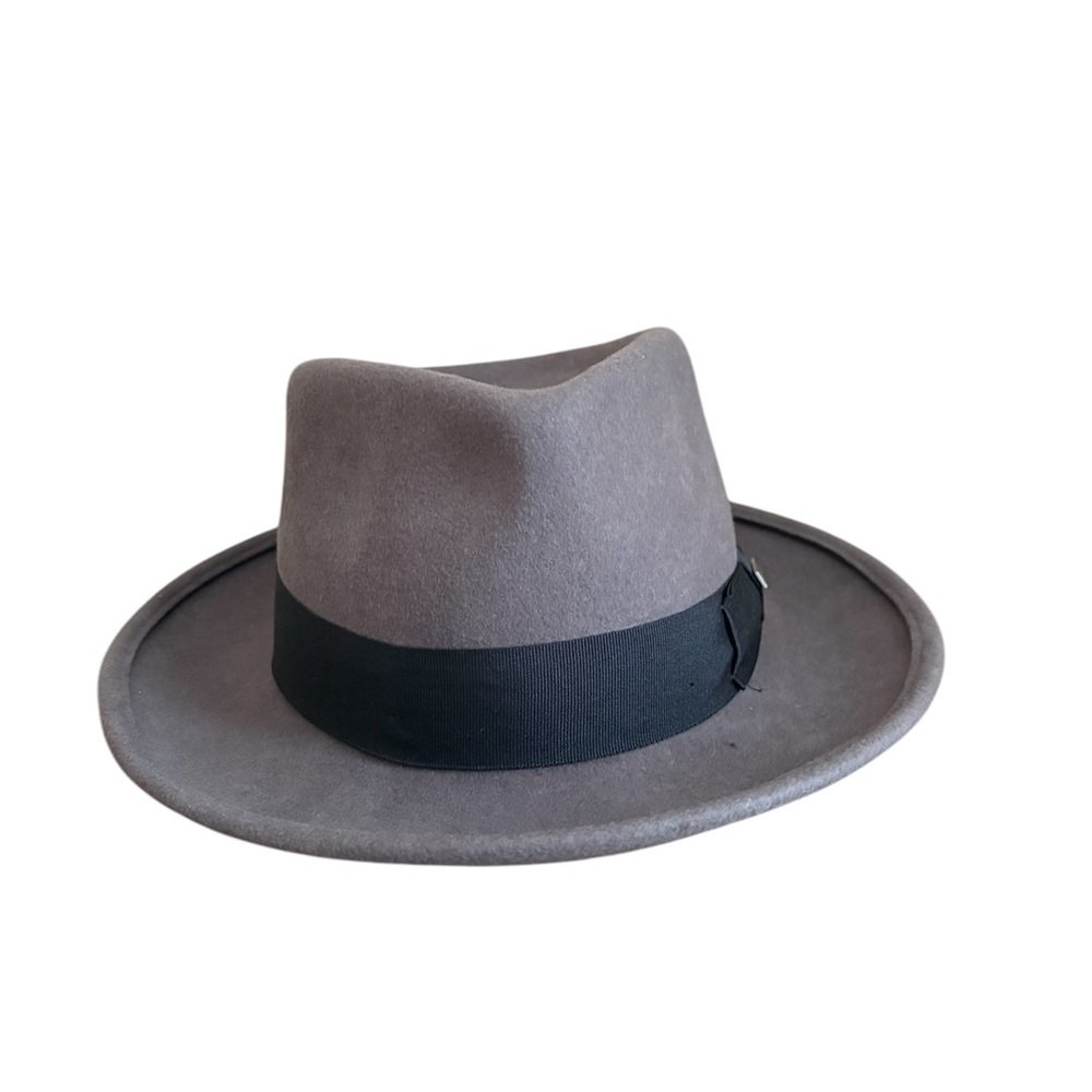 Conner Handmade Fedora Hat Gray - Picture 2 of 15